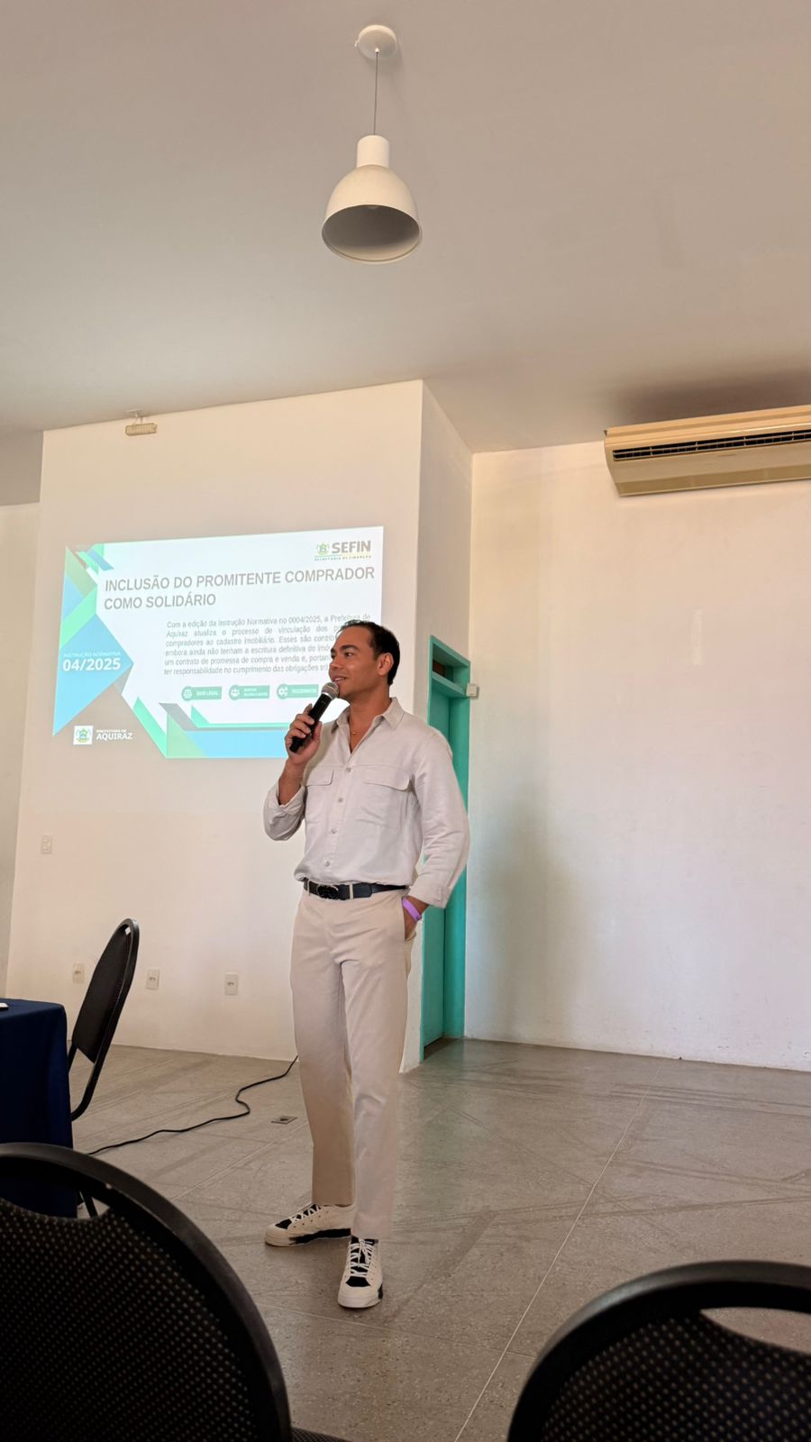 Secretário de Finanças Neirton Santos